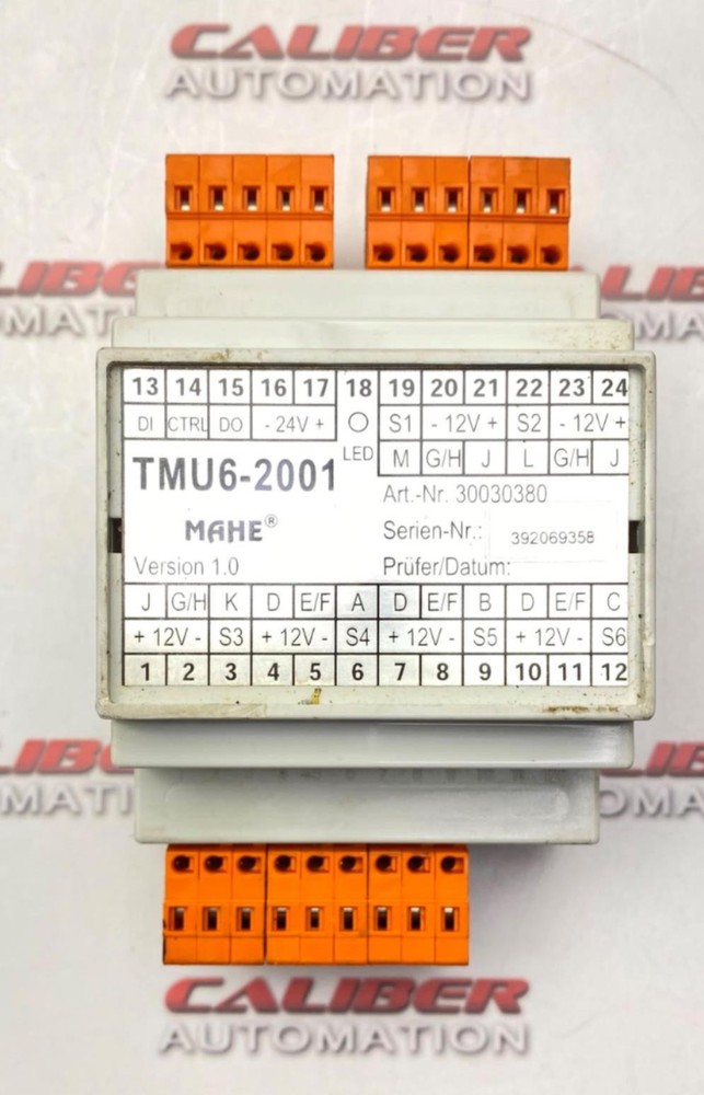 MAHE TMU6-2001 Relay Module  (USED)