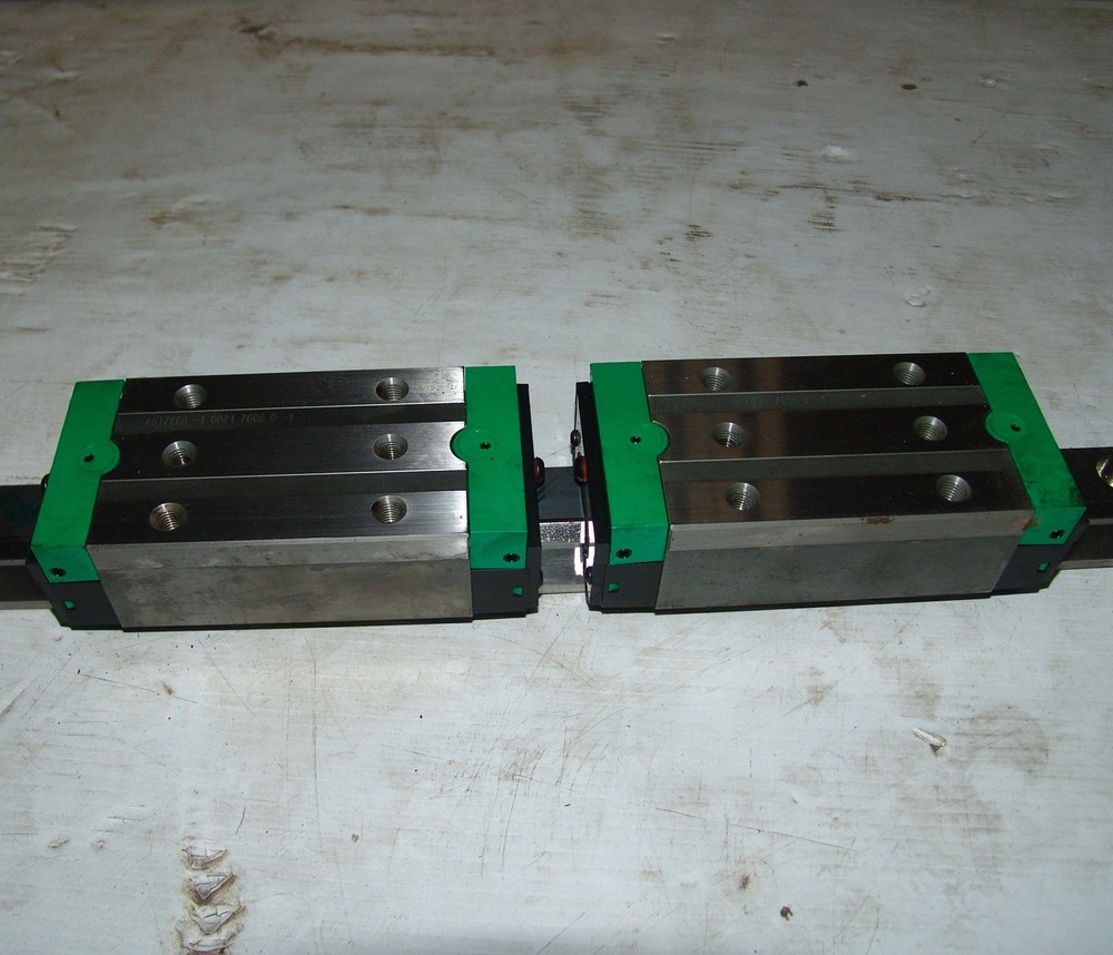 INA linear guide rail with (2) RWU45-E-HL-V3 blocks