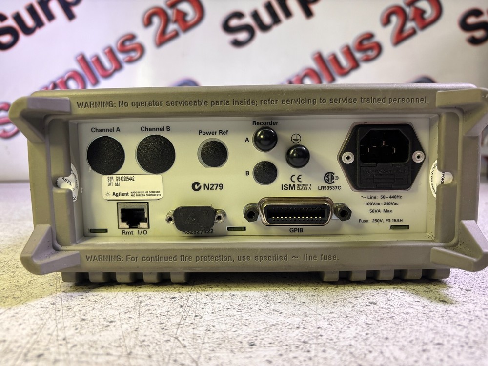 HP Agilent E4418BEPM Series Power Meter with Casing