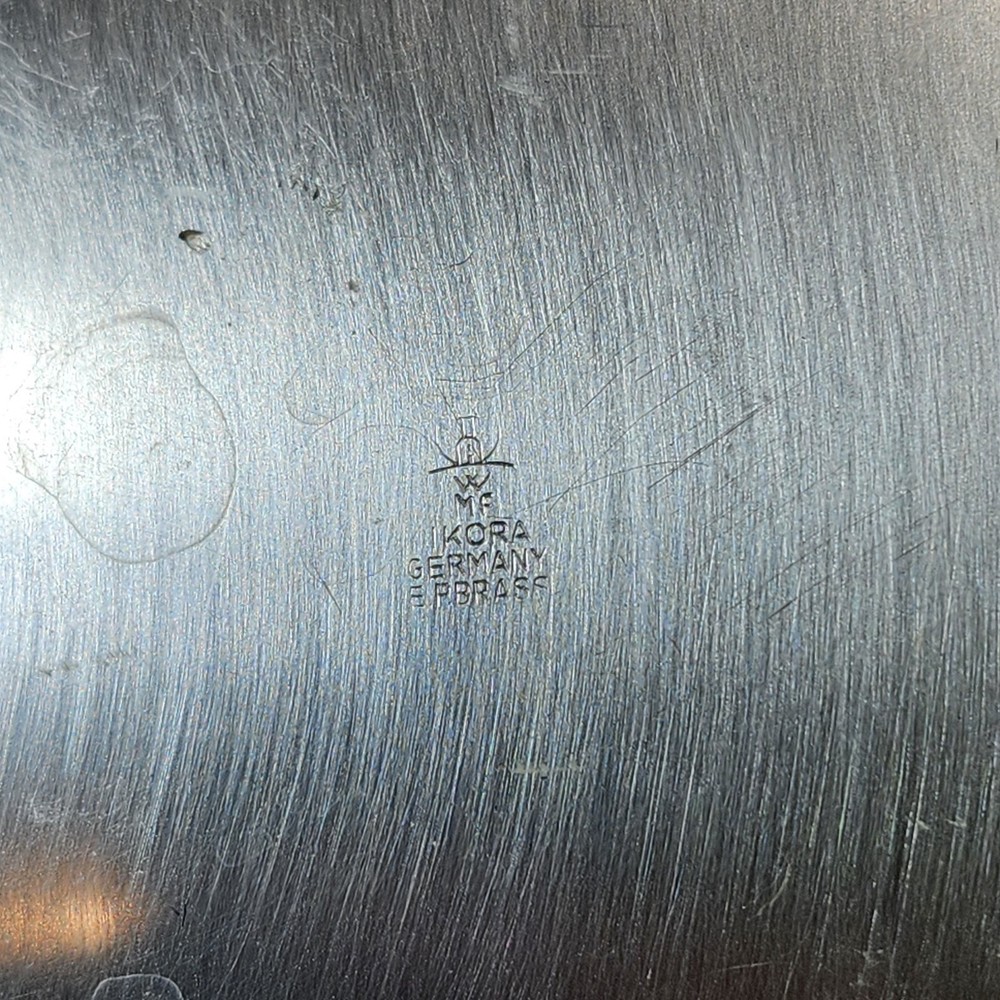 Vintage WMF Ikora Silver Plated Bowl Candy Dish Made In Germany Home Decor