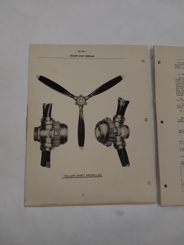 Curtiss Wright Hollow Shaft Propeller (Three Bade) Section 13-Original