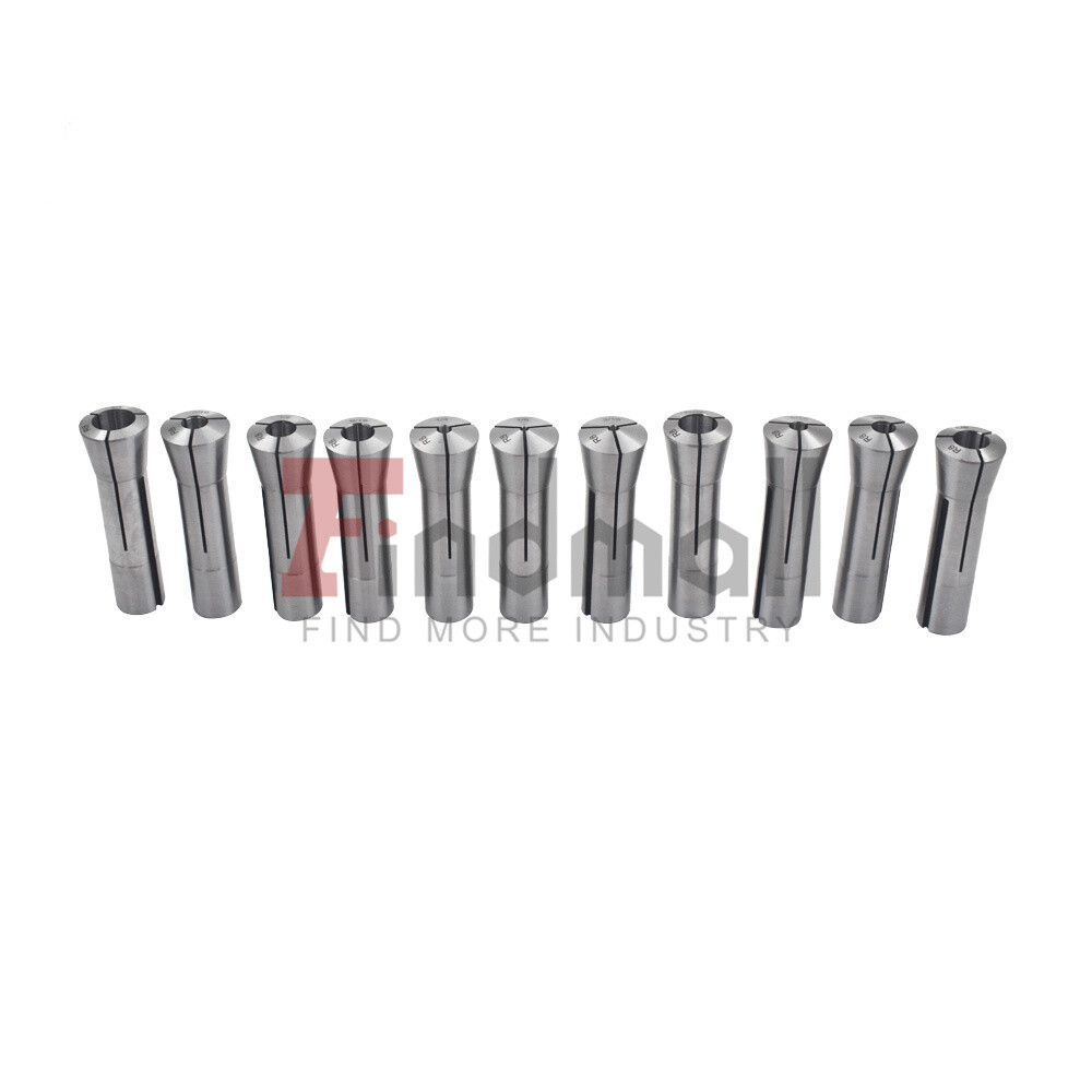 11Pcs R8 Spring Collet Set 1/8"3/16"1/4"5/16"3/8"7/16"1/2"9/16" 5/8"11/16"3/4"