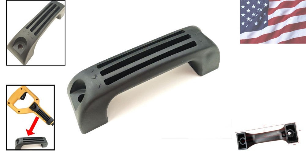 Lightweight Black Plastic Handle for Miter Saws - Right-Hand Use, Easy Install