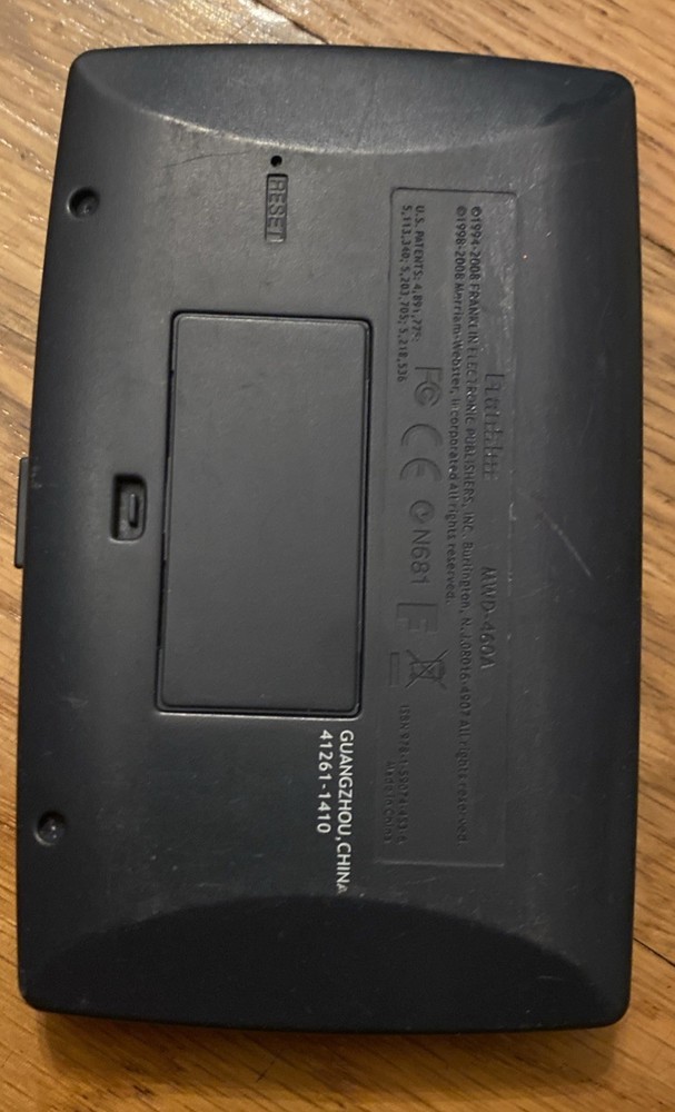 Franklin Merriam-Webster Intermediate Dictionary MWD-460A Tested Works