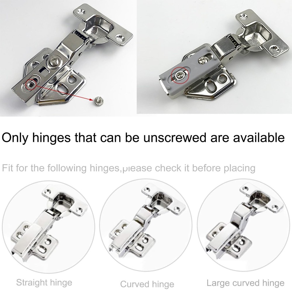 6 Pack Hinge Light -Touch Induction Cabinet Light for Kitchen Cabinet Cupboar...