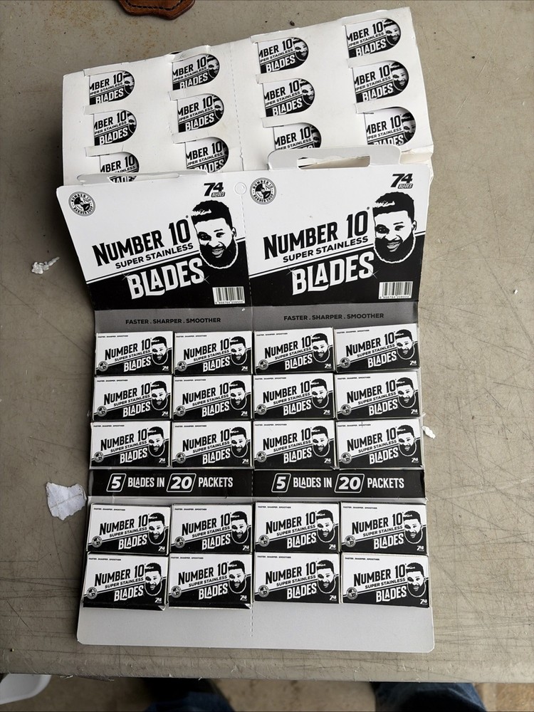 400 Double Edge Razor Blades - Stainless Blades