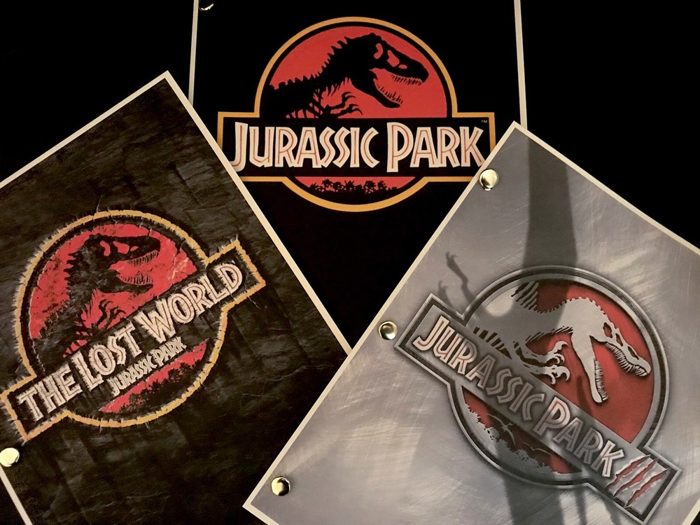 Universal THE JURASSIC PARK TRILOGY Rare Script SCREENPLAY SET Collection