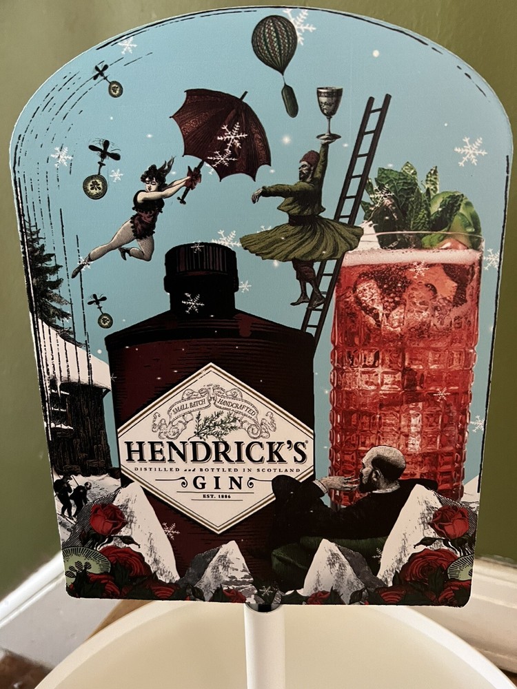 Hendricks Gin bartop lazy susan spinner Truely Unique!!