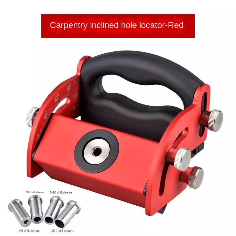 Adjustable Bevel Drill Guide Multi-Angle Woodworking Hole Positioner