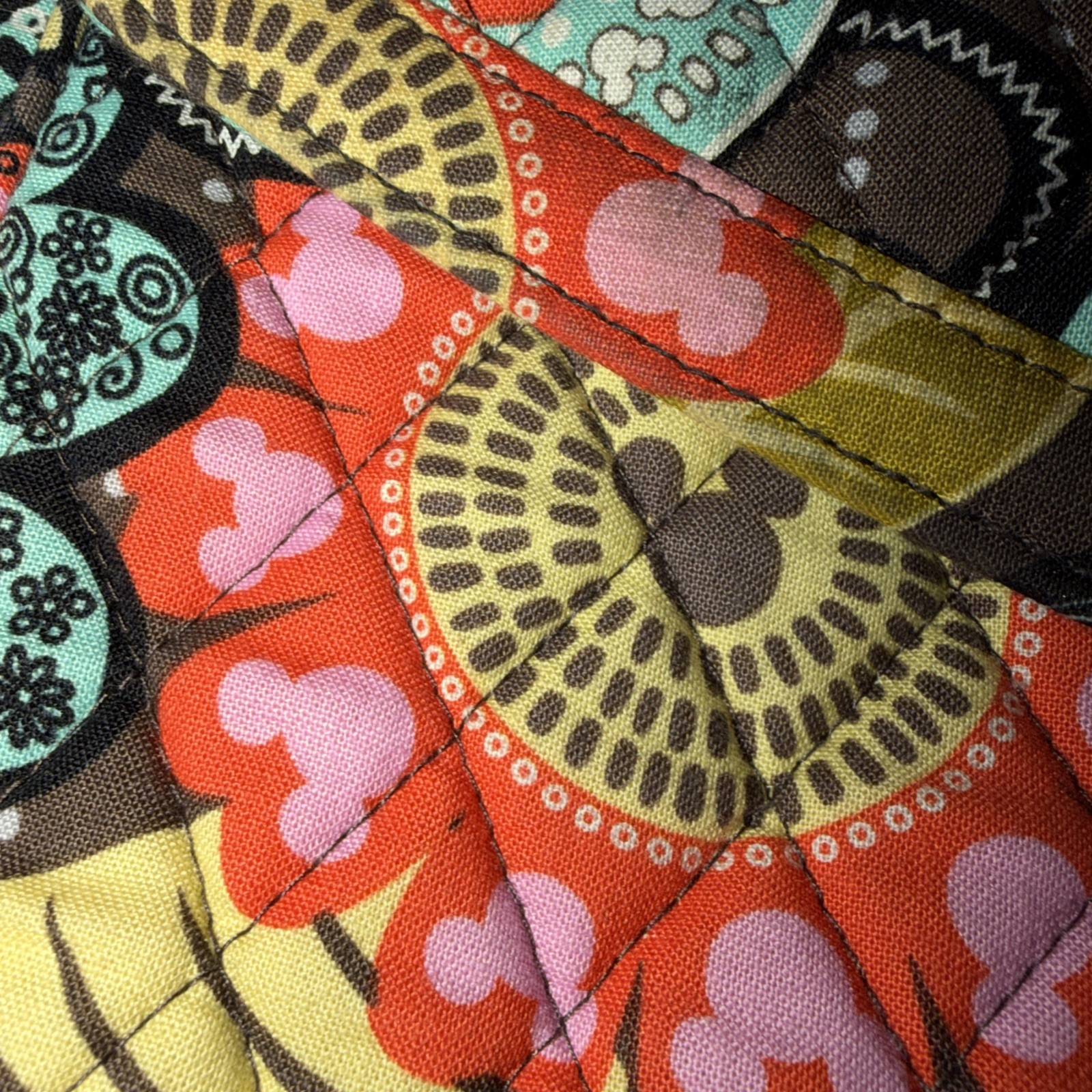 Vera Bradley Disney Parks Mickey's Perfect Petals Tablet Hipster Bag