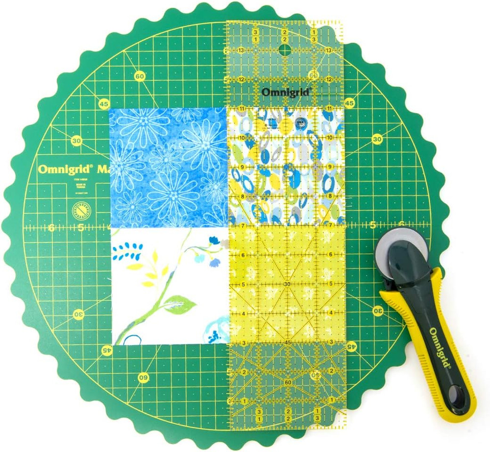 14" Green Rotating Mat Cutter & Accessories for Precision Cutting
