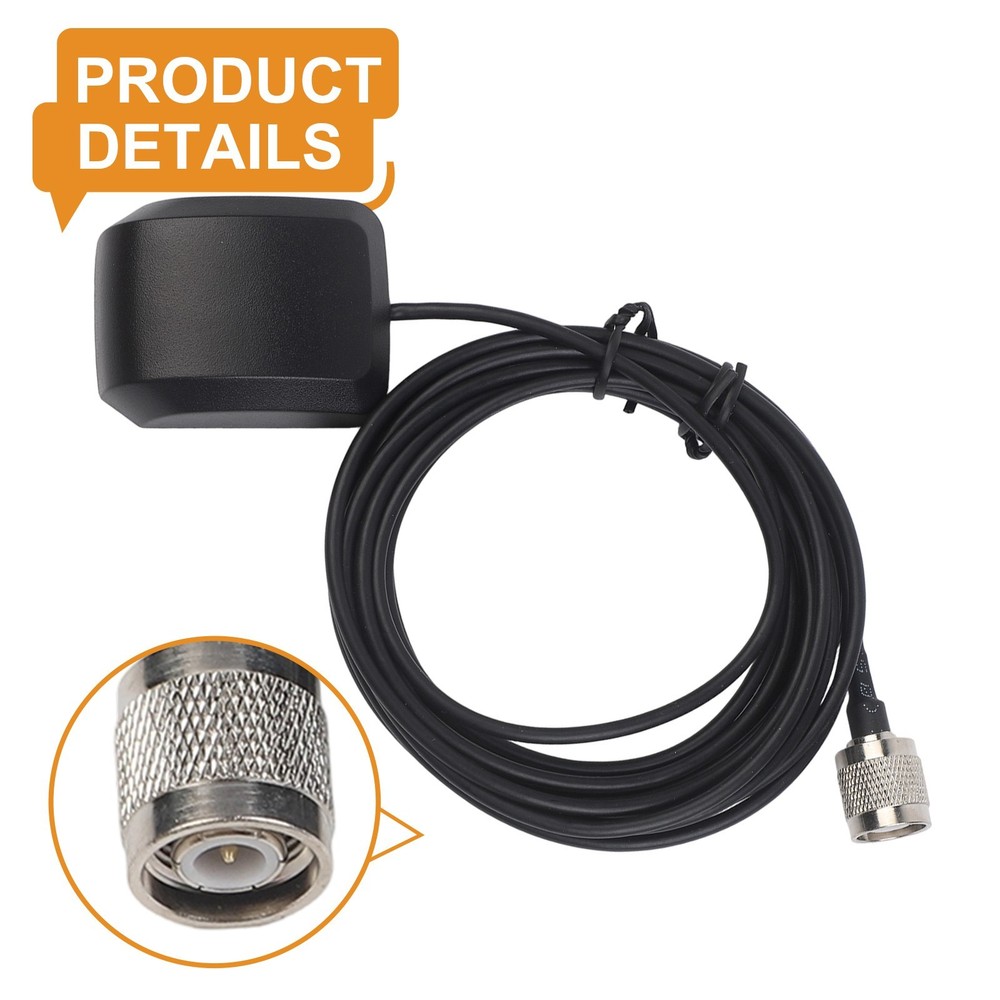 High Sensitivity External GPS Antenna TNC Male Compatible with Various Models