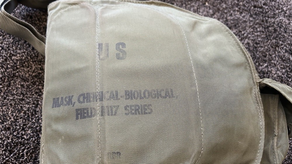 M17A1 Gas Mask Canvas Bag Only #1 Cag Sof Devgru Seal