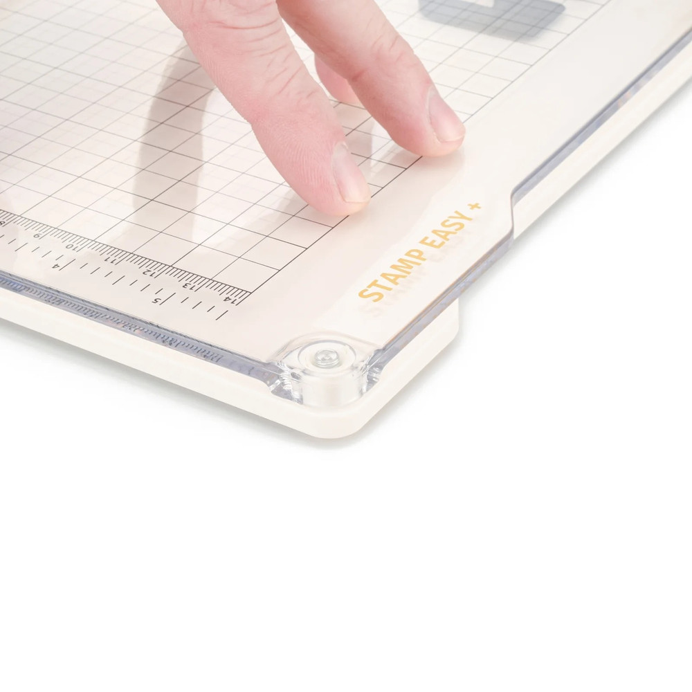 Vaessen Creative Stamp Easy Plus - Transparent Top Plate - Press Tool