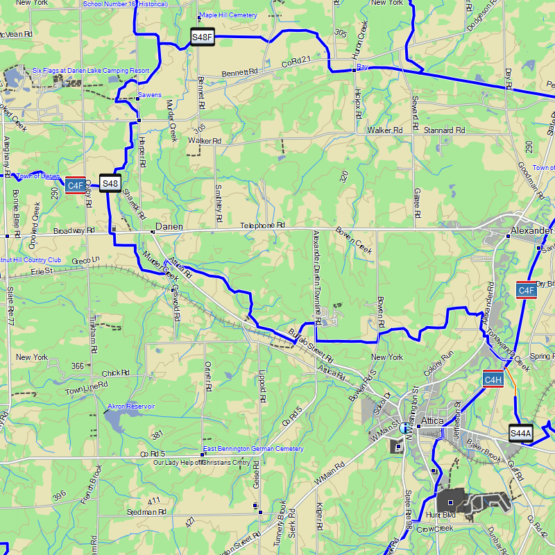 TrakMaps Snowmobile US Northeast - Garmin GPS Map