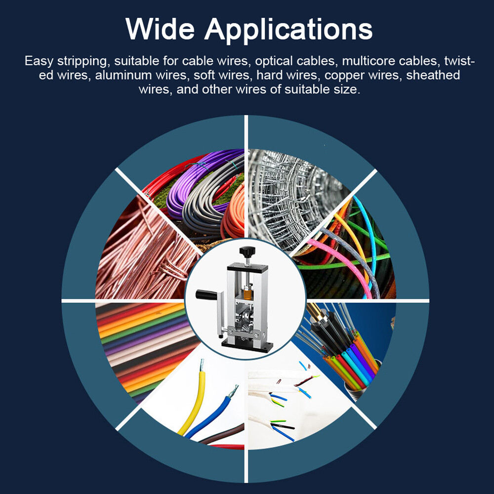 Manual Scrap Wire Stripping Machine Copper Wire Cable Stripping Electric O7Q3