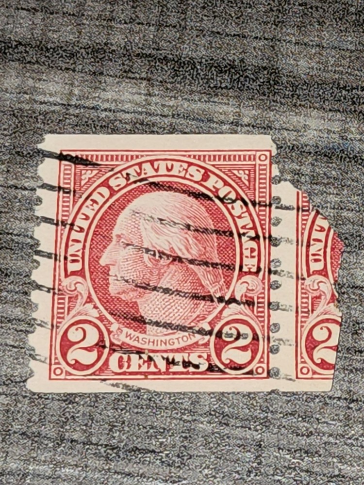 US Unchecked Red Washington 2c Stamp Used - #E411