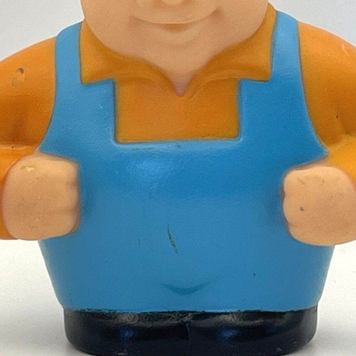 Tomy John Deere Farmer Figure – Chunky Vintage Farm Toy Replacement Farmer