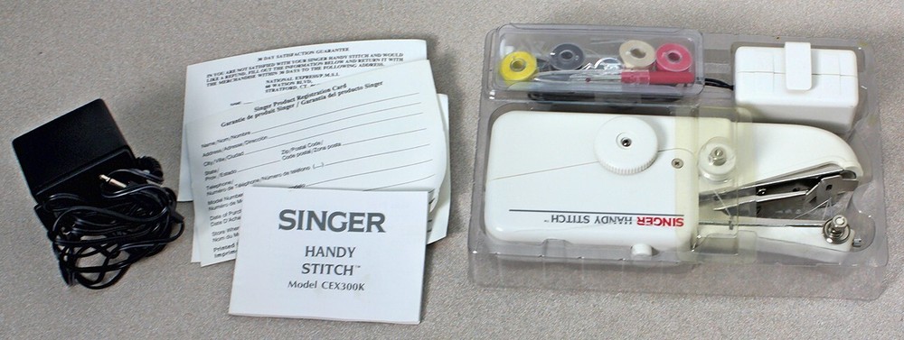Singer Handy Stitch Model CEX300K Cordless, Handheld Sewing Machine