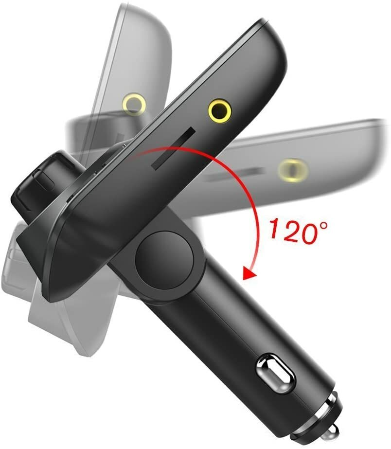 Bluetooth 5.0 Wireless FM Transmitter USB Charger Aux Adapter MP3 Hands-free Car