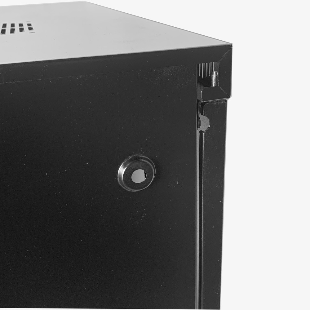18U Wall Mount Network Server Cabinet Rack Enclosure Lock Door 22.75" Depth