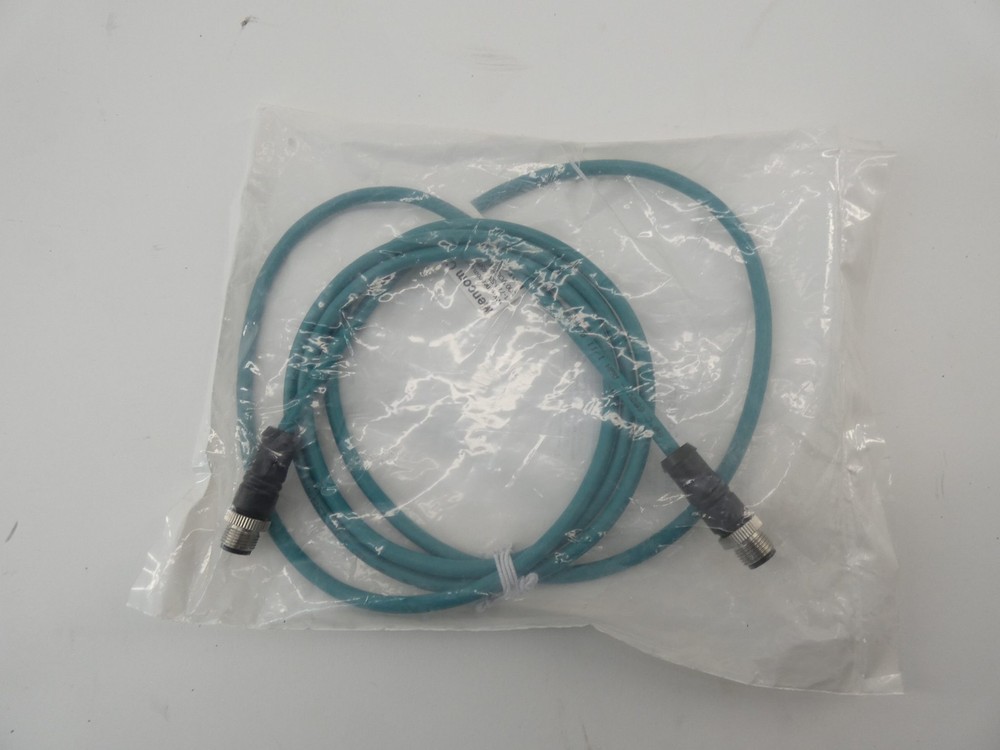 Mencom MDE45-4MMP-2M Green Cable Cordset - NEW Surplus!