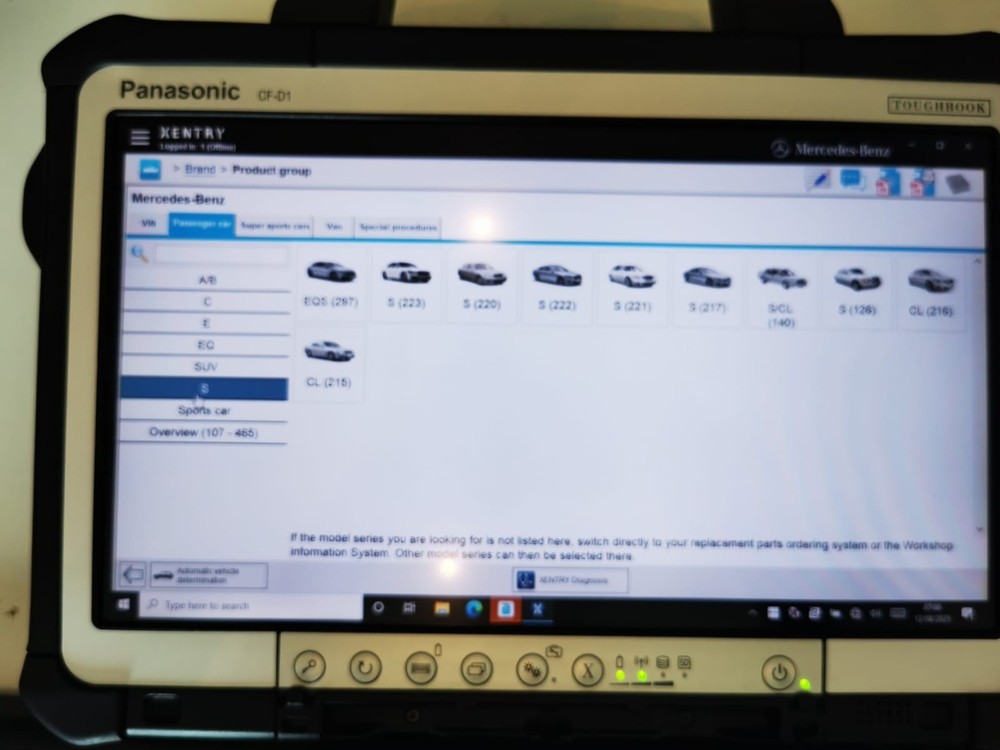 Mercedes MB Star Diagnostics Doip system SDConnect C4 Xentry - CFD1