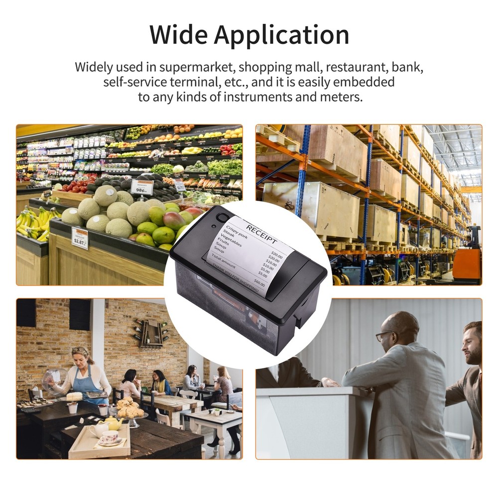 58MM Embedded Thermal Receipt Printer Module SelfService Terminal Cash Register