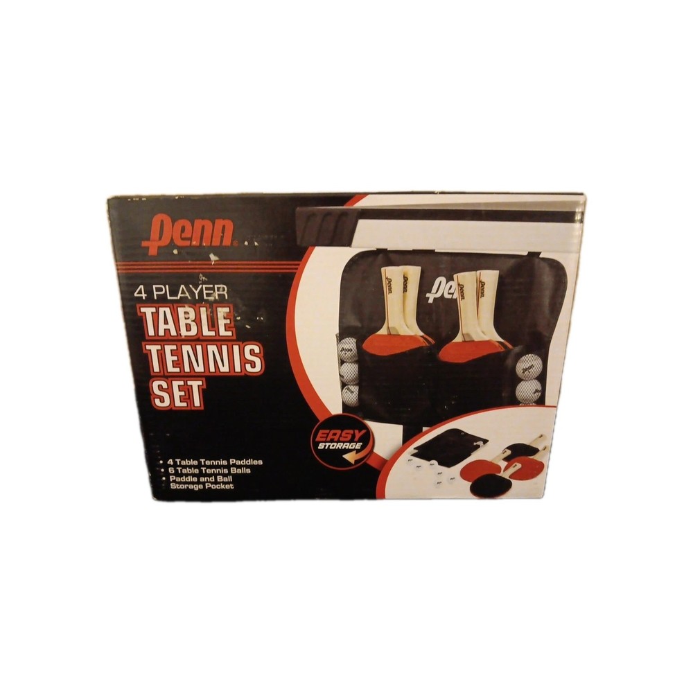Penn 4 Player Table Tennis Set