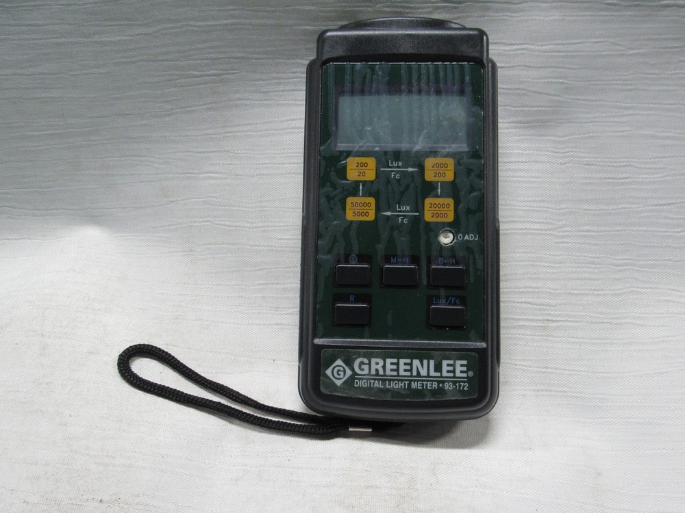Greenlee Digital Light Meter 93-172 with Case