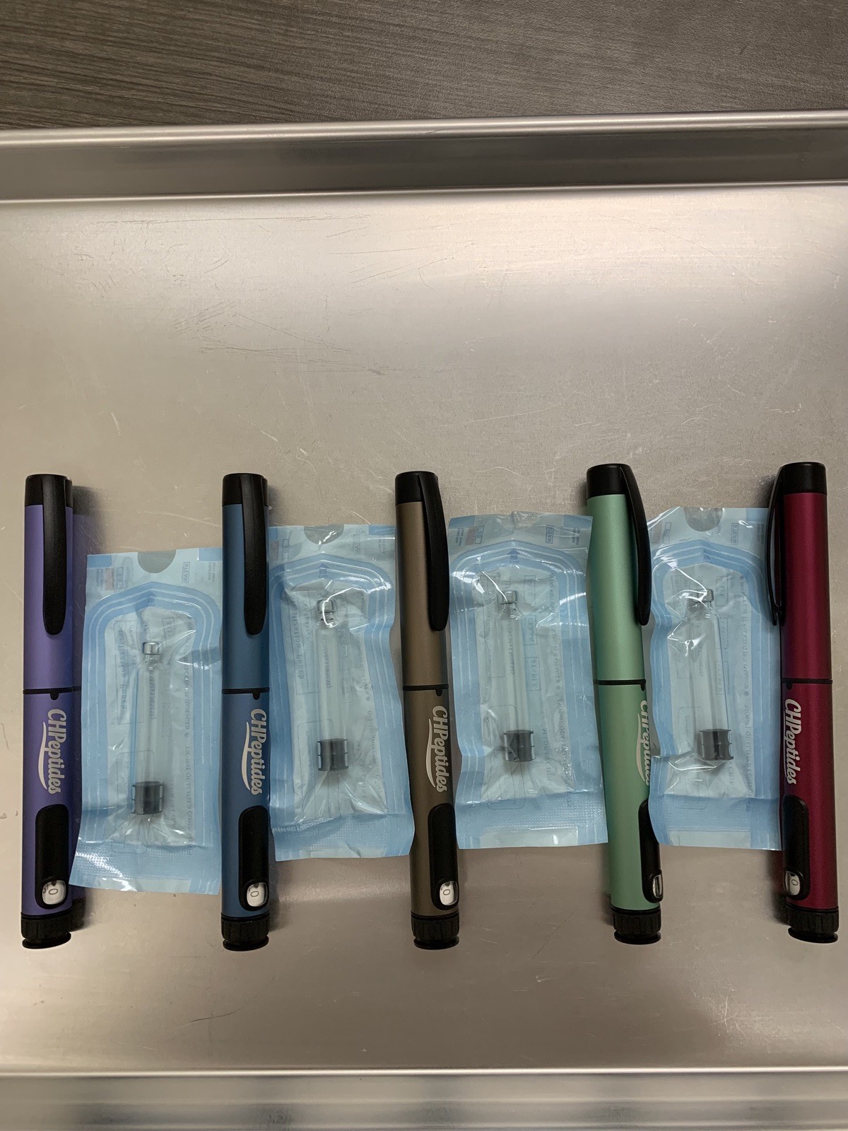 5 High Quality Peptide Pen  3ml & 5empty cartridge  up to  80 units