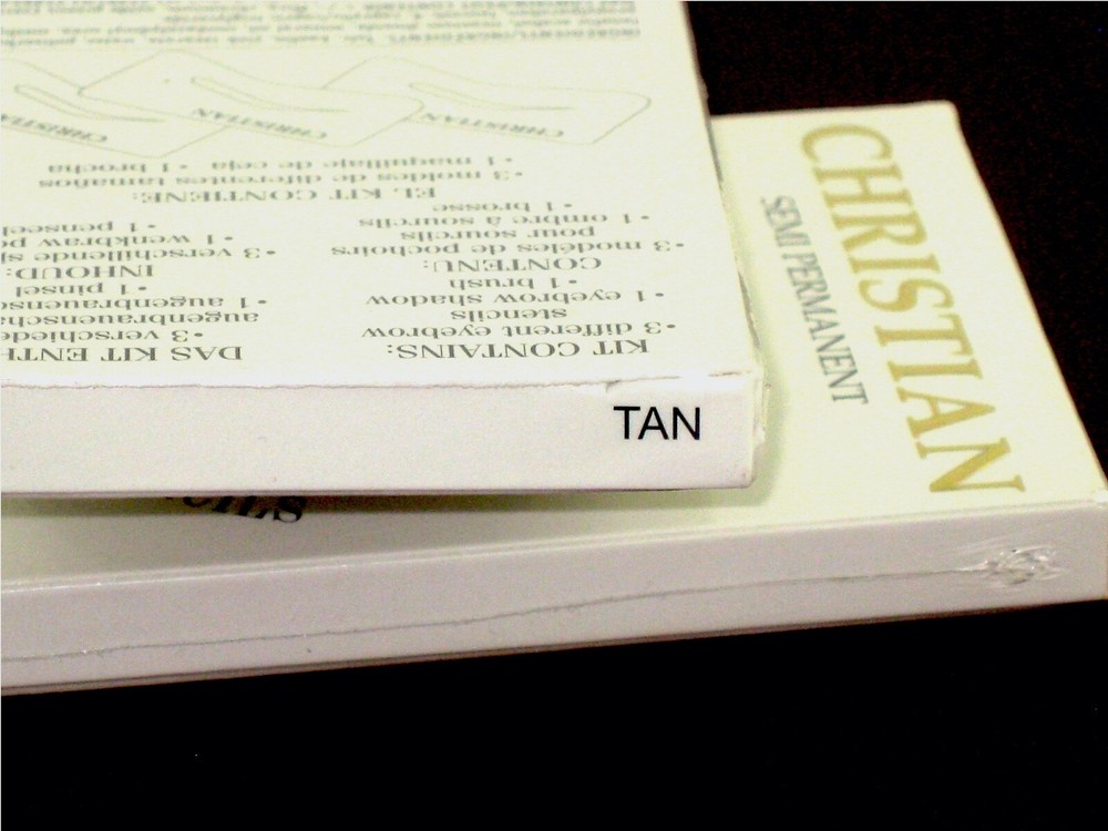 Christian Semi Permanent Eyebrow Makeup Kit EYEBROW SHADOW TAN