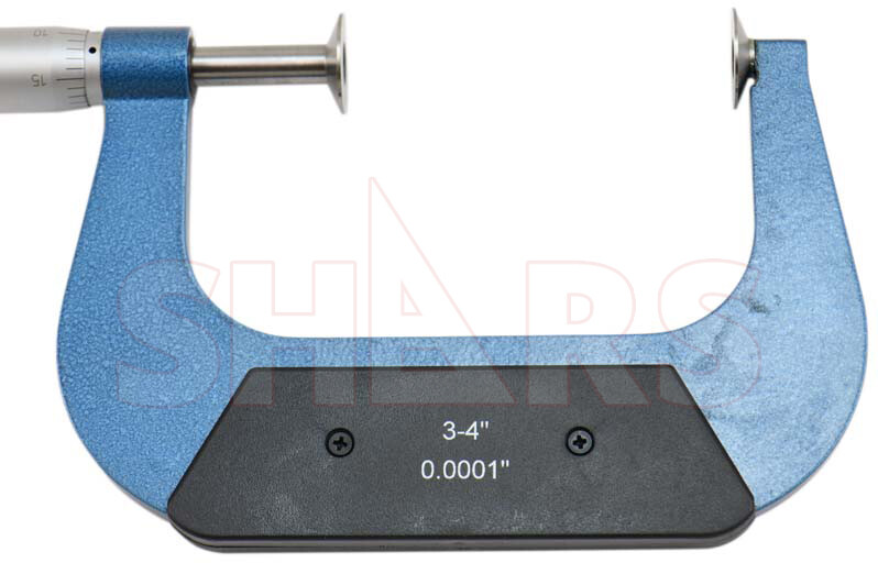 SHARS 3-4" Disc Micrometer NEW P}