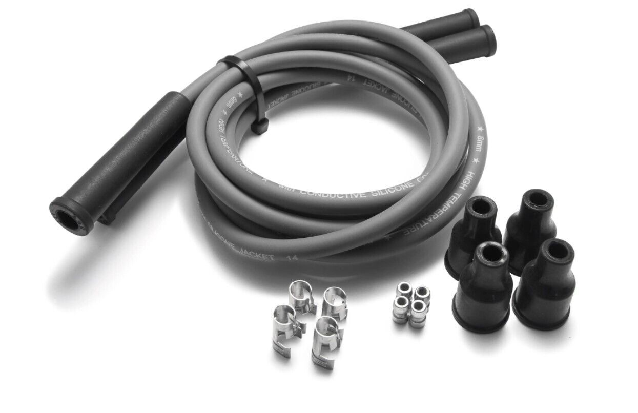 Dynatek Dyna Spark Plug Wire Set Grey 8mm Graphite Core DW800