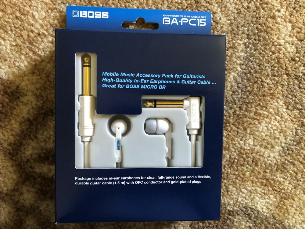 Boss BAPC15 Micro BR Earphone and Guitar Cable Set