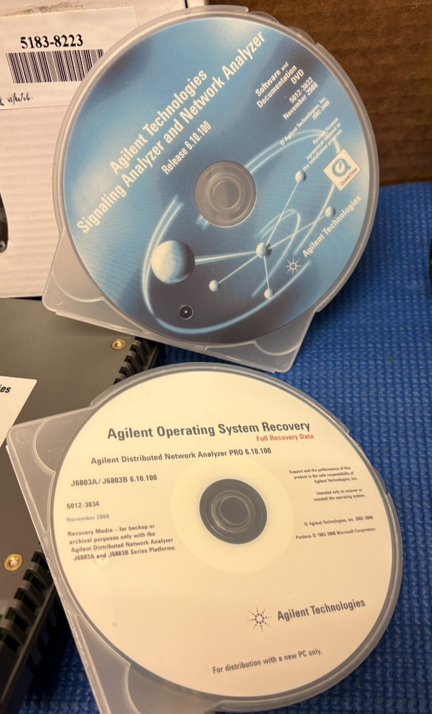 AGILENT J6803B,J6830A,J6815B DISTRIBUTED NETWORK ANALYZER PRO