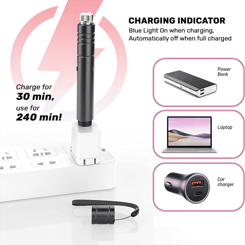 Red Laser Pointer USB Charging Office Teaching Flashlight Laser Pointer Cat Toy