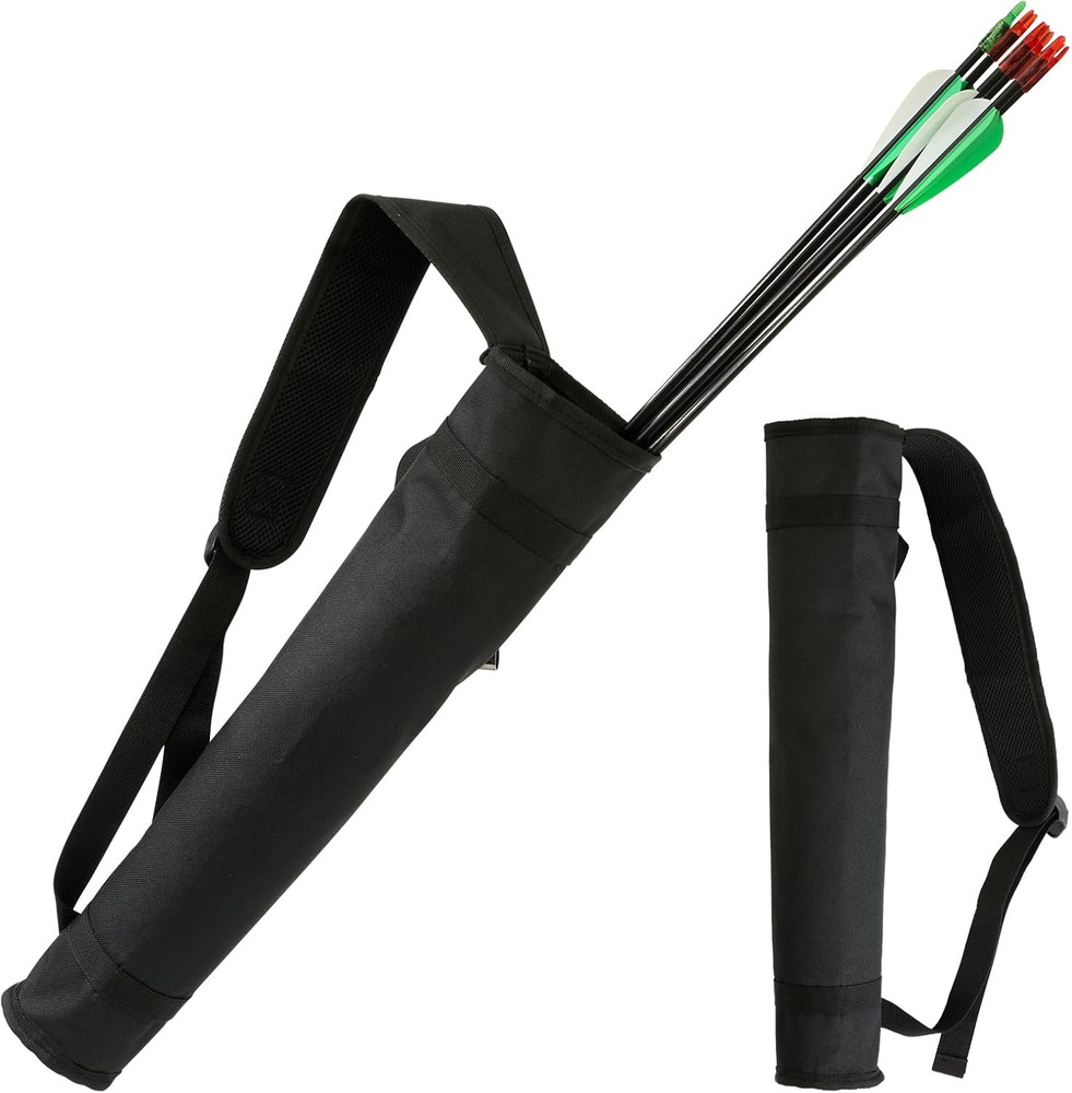 Archery Quiver - Adjustable Back & Hip Arrow Holder for Compound & Recurve Bows