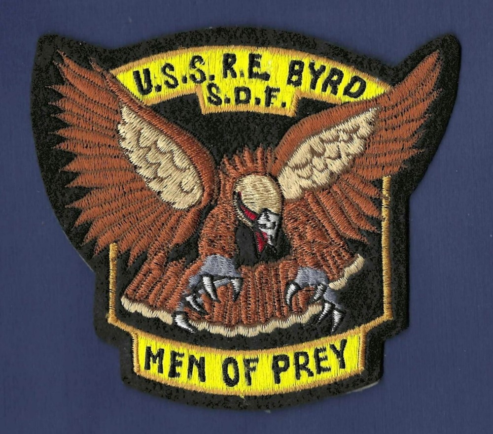 USS R.E. BYRD DDG-23 Guided Missile Destroyer Ship's Crest Patch