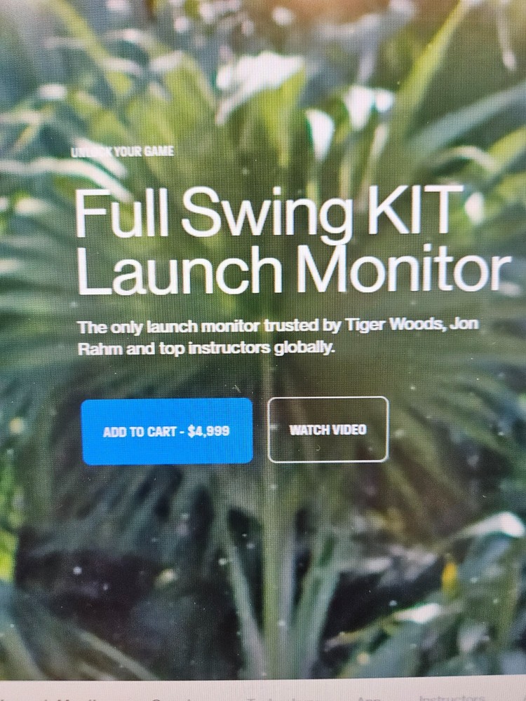 Full Swing Kit Launch Monitor