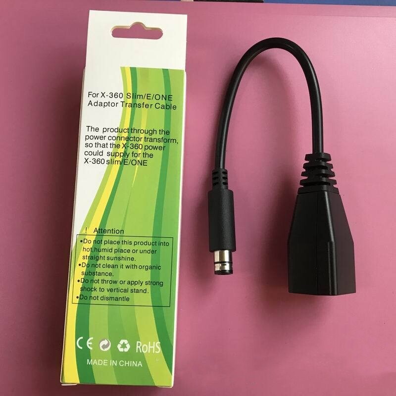 Power Supply Converter Cable for Xbox 360 to Xbox 360 E