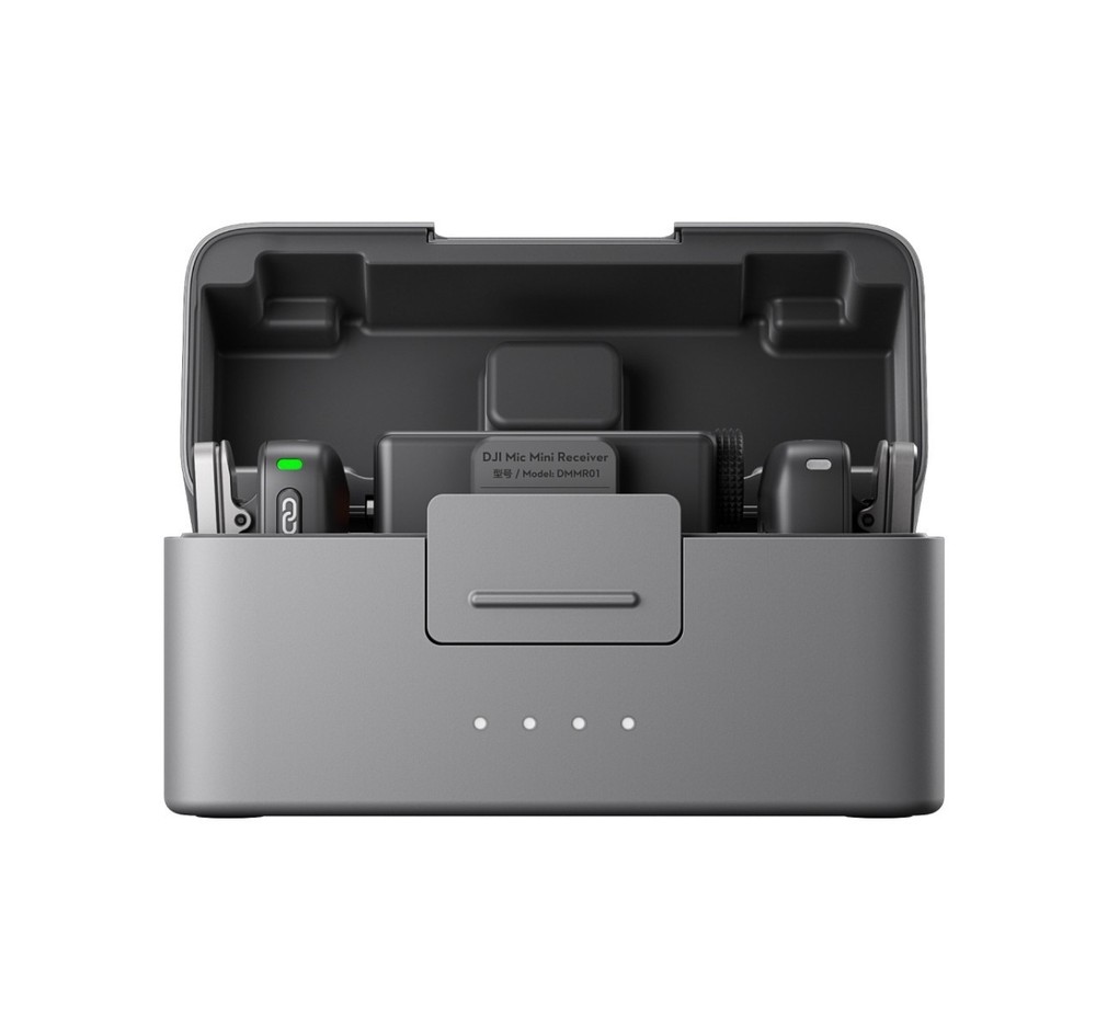 DJI Mic Mini (2TX+1RX+Charging Case) Wireless Microphone For Creators Full Set