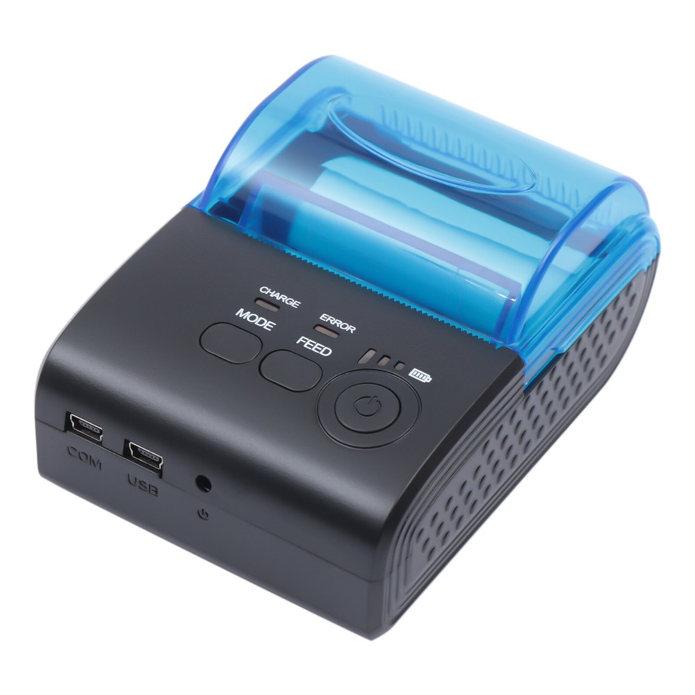 Portable Bluetooth Thermal Label Printer 90mm/S Wireless POS Receipt Handheld