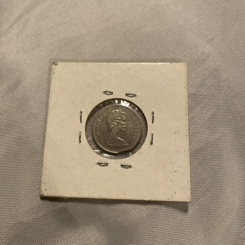 1969 CANADA Coin 10 cent Clip Error