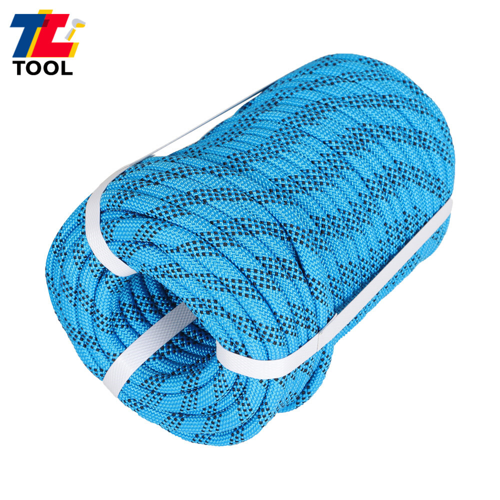 3520Lbs 3/8" × 100' Arborist Tree Climbing Rope High Strong Braid Polyester Rope