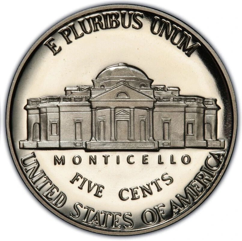 2000 S Jefferson Nickel Gem DCam Proof