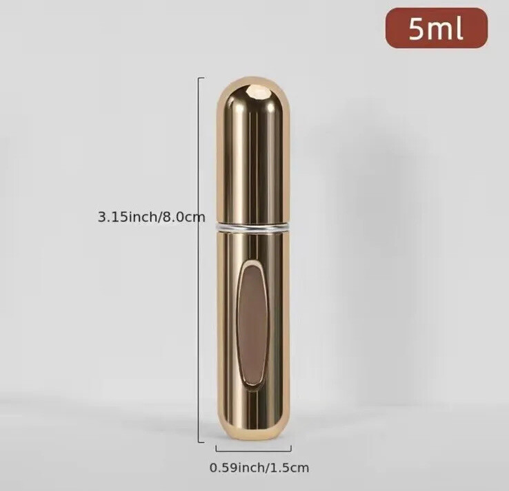 Travel Mini Perfume Refillable Atomizer Container Portable Spray Bottle Pink US