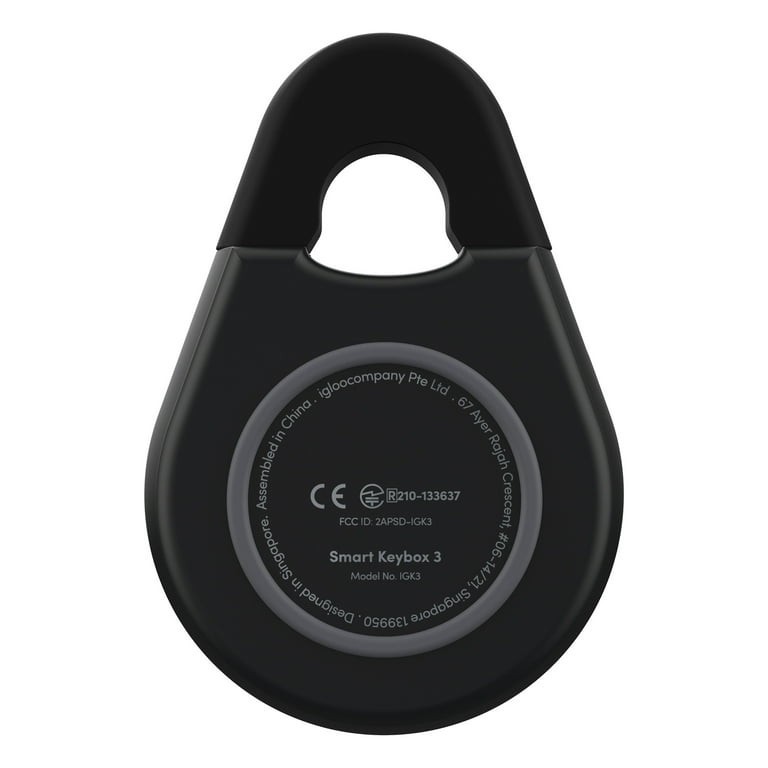 igloohome Smart Keybox 3 Weather-Resistant Key Safe Keypad Black