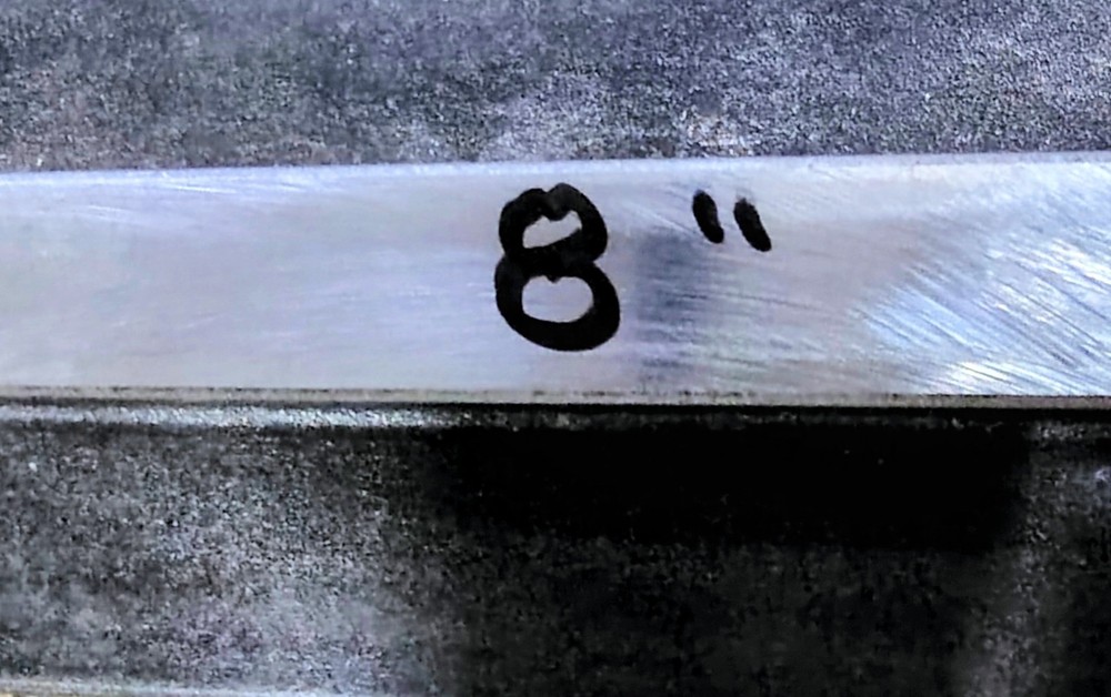 🗽8" RAIL TRACK FOR ANVIL WORK BLACKSMITH/ HOBBIEST