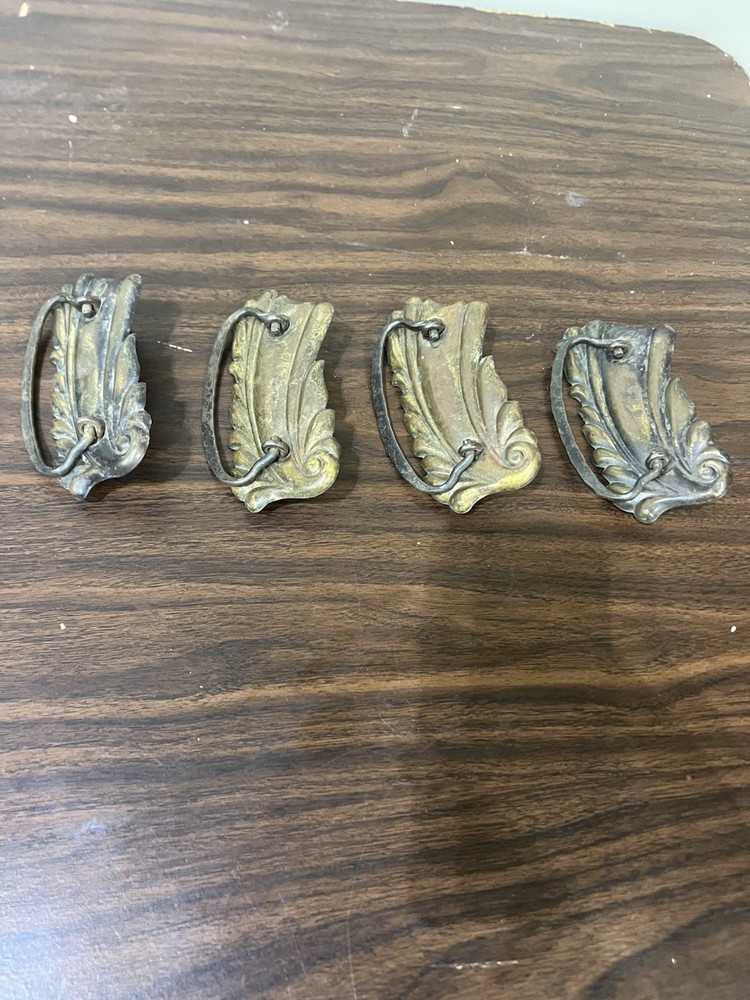 antique brass drawer pulls